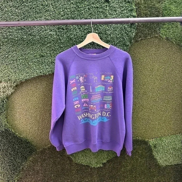 Vintage Experience Washington D.C. Crewneck Large - Picture 1 of 4